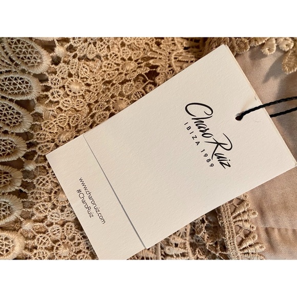 NWT Charo Ruiz Ibiza Marilyn Dress in Nude XS - Picture 6 of 7